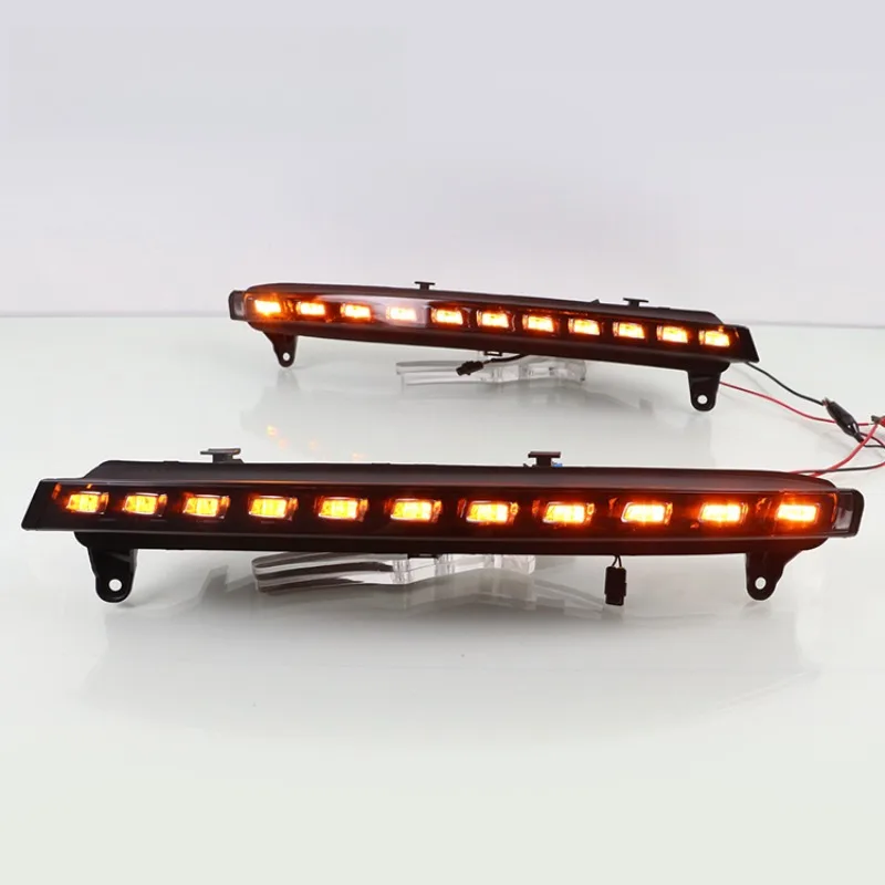 For Audi Q7 2006-2009 2010-2015 12V LED Daytime Running Lights with Yellow Turn Signal DRL Front Bumper Fog Lamp Daylights 
For Audi Q7 2006-2009 2010-2015 12V LED Daytime Running Lights with Yellow Turn Signal DRL Front Bumper Fog Lamp Daylights