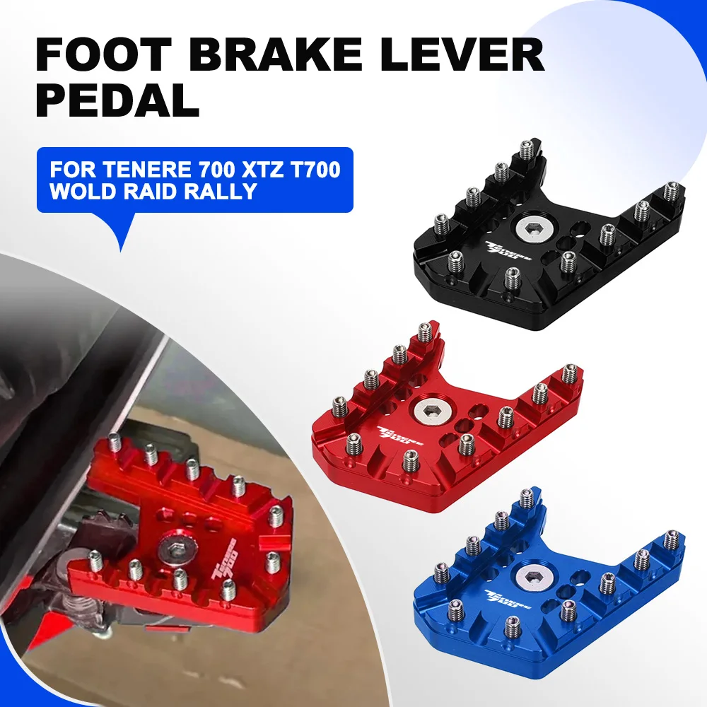Motorcycle Brake Pedal Enlarge Extender for YAMAHA TENERE 700 XTZ T700 WOLD RAID RALLY EDITION Brake Lever Extension Pedal Plate
Motorcycle Brake Pedal Enlarge Extender for YAMAHA TENERE 700 XTZ T700 WOLD RAID RALLY EDITION Brake Lever Extension Pedal Plate