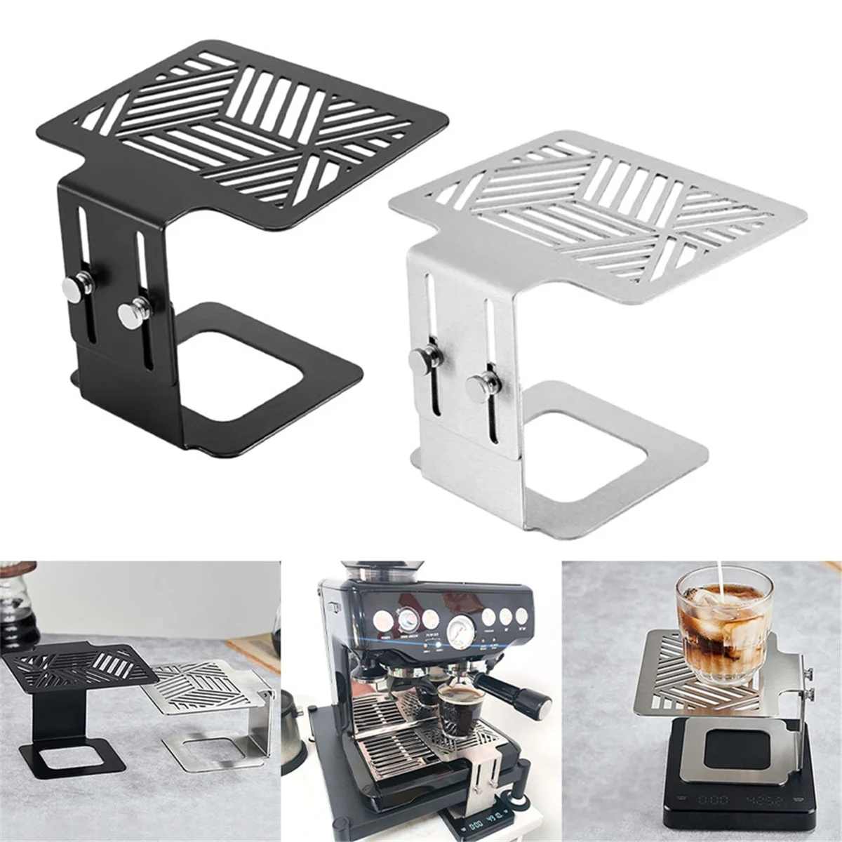 Espresso Machine Coffee Weighing Rack with Valve Stem, Electronic Scale, Waterproof, Rod Protection B-A22G 
Espresso Machine Coffee Weighing Rack with Valve Stem, Electronic Scale, Waterproof, Rod Protection B-A22G