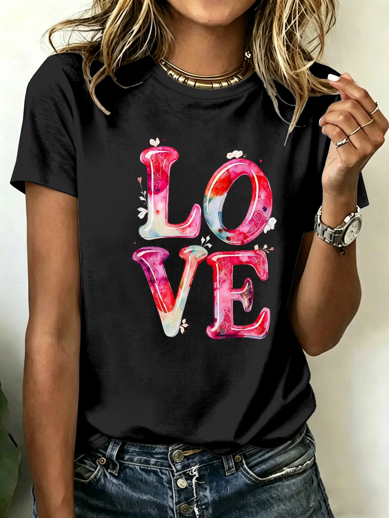 Ladies Plus Size T-shirts, Short-sleeved Printed Tops, Loose and Casual, Soft, Comfortable and Breathable, for Leisure and Sport
Ladies Plus Size T-shirts, Short-sleeved Printed Tops, Loose and Casual, Soft, Comfortable and Breathable, for Leisure and Sport