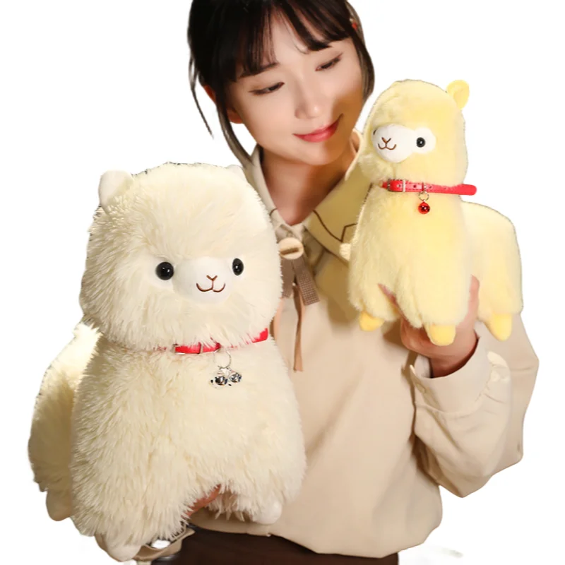 New Lovely Creative Alpaca With Bell Soft Plush Toys Accompany Dolls Sofa Decoration Girls Kids Birthday Christmas Presents
New Lovely Creative Alpaca With Bell Soft Plush Toys Accompany Dolls Sofa Decoration Girls Kids Birthday Christmas Presents