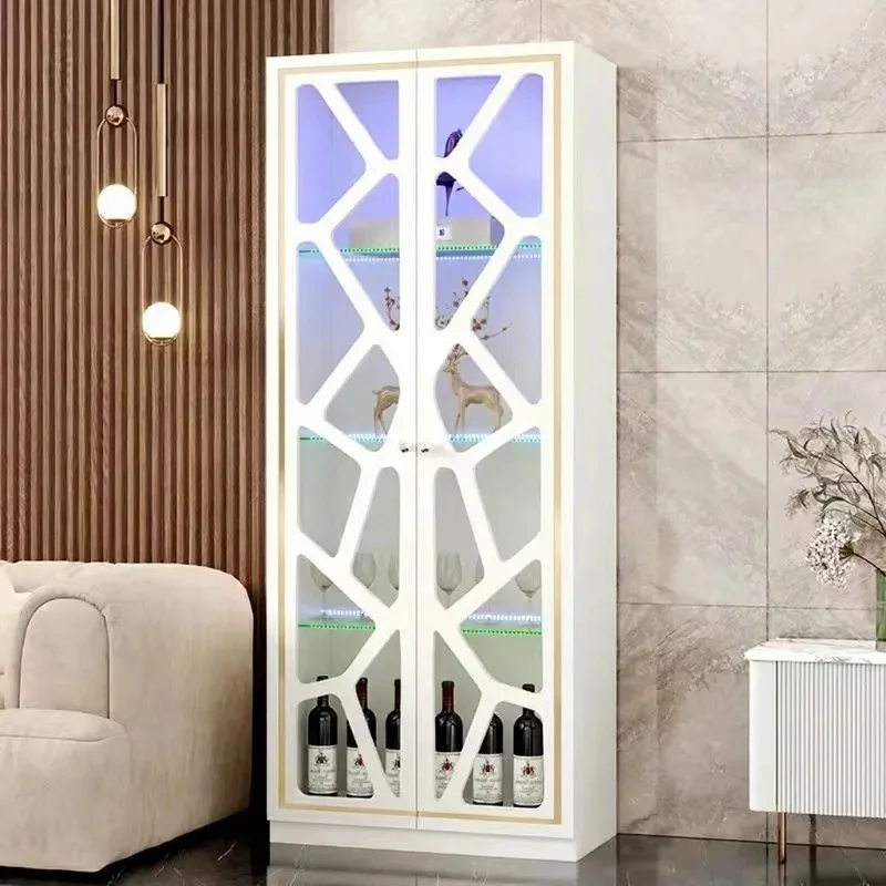 Modern Living Room Wine Display Cabinet Luxury Glass Corner Bar Wine Cabinet
Modern Living Room Wine Display Cabinet Luxury Glass Corner Bar Wine Cabinet