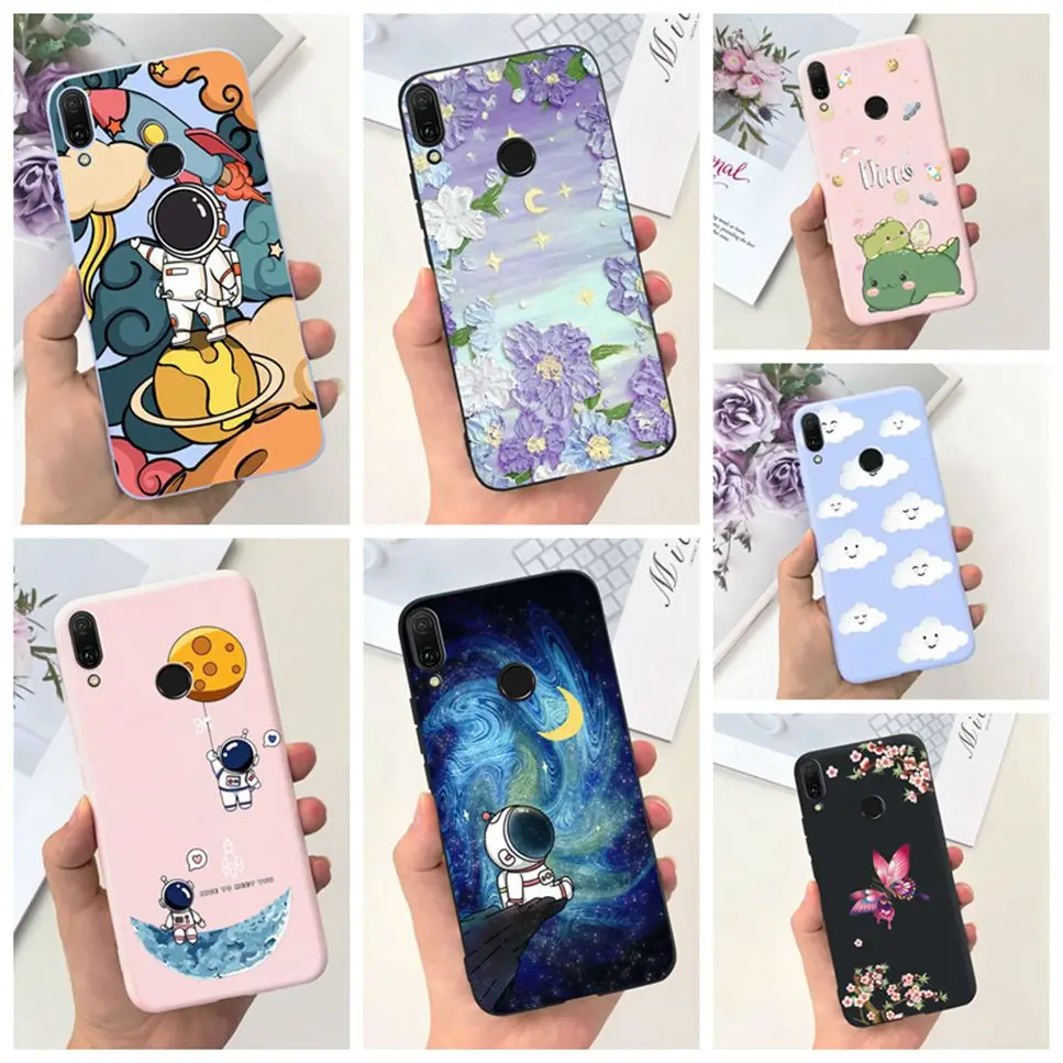 Cover For Huawei Y9 2019 6.5" Case Cute Astronaut Luxury Flower Soft Silicone Back Cover For Huawei Y9 Y 9 2019 Phone Case Funda
Cover For Huawei Y9 2019 6.5" Case Cute Astronaut Luxury Flower Soft Silicone Back Cover For Huawei Y9 Y 9 2019 Phone Case Funda