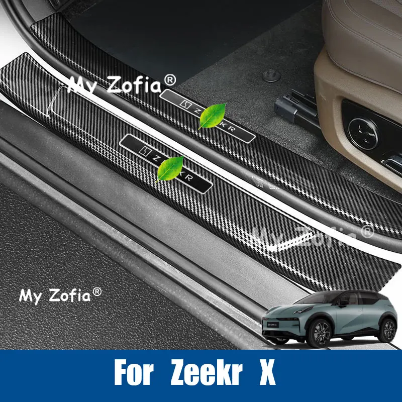For Zeekr X 2026 2027 Carbon Fiber Door Sill Protector Plate Auto Door Step Scuff Cover Anti-Dirty Interior Trim Accessories
For Zeekr X 2026 2027 Carbon Fiber Door Sill Protector Plate Auto Door Step Scuff Cover Anti-Dirty Interior Trim Accessories