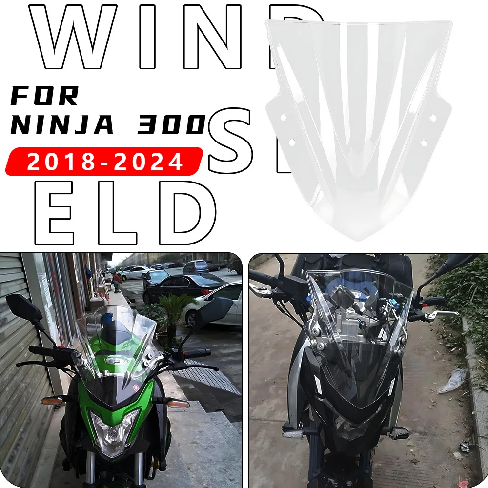 MTKRACING для KAWASAKI NINJA 300 2018-2024 лобовое стекло мотоцикла с двойным пузырем
MTKRACING для KAWASAKI NINJA 300 2018-2024 лобовое стекло мотоцикла с двойным пузырем