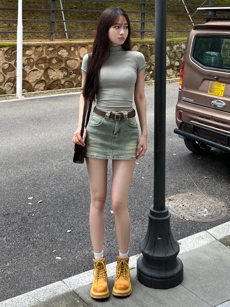 Retro High Waist Denim Skirt Women Summer 2026 New Style Thin A-Line Outerwear Small Size Wraparound Skirt Pants
Retro High Waist Denim Skirt Women Summer 2026 New Style Thin A-Line Outerwear Small Size Wraparound Skirt Pants