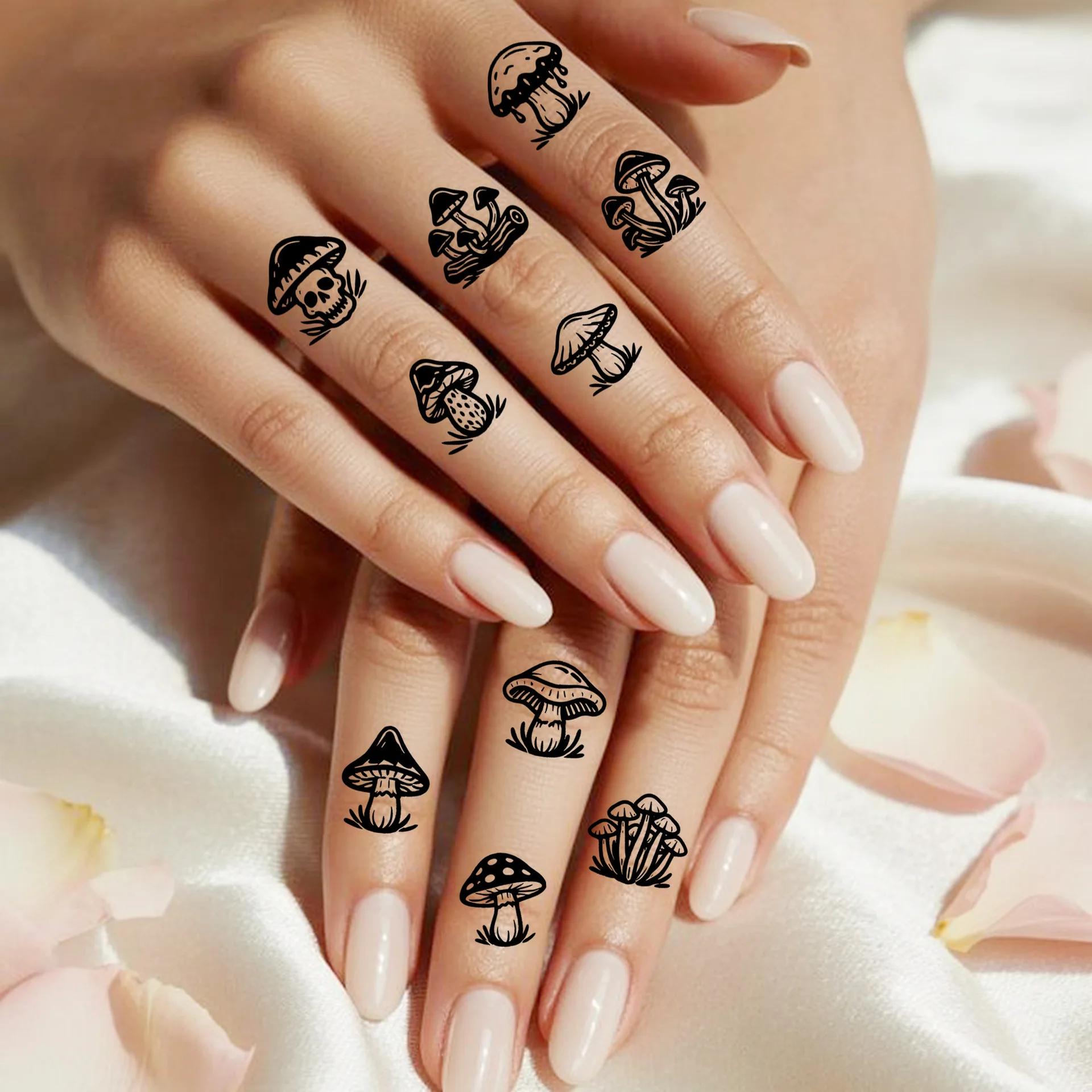 Premium Mushroom Finger Tattoo Stickers Water Transfer Non Toxic Waterproof Long Lasting Skin Safe Easy Clean
Premium Mushroom Finger Tattoo Stickers Water Transfer Non Toxic Waterproof Long Lasting Skin Safe Easy Clean