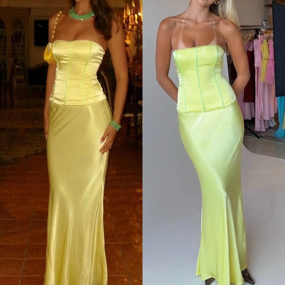 CustomizedCustomized Graceful Strapless Evening Dress Temperament Mermaid Celebrity Gowns Classic Zipper Back Special Occasion
CustomizedCustomized Graceful Strapless Evening Dress Temperament Mermaid Celebrity Gowns Classic Zipper Back Special Occasion