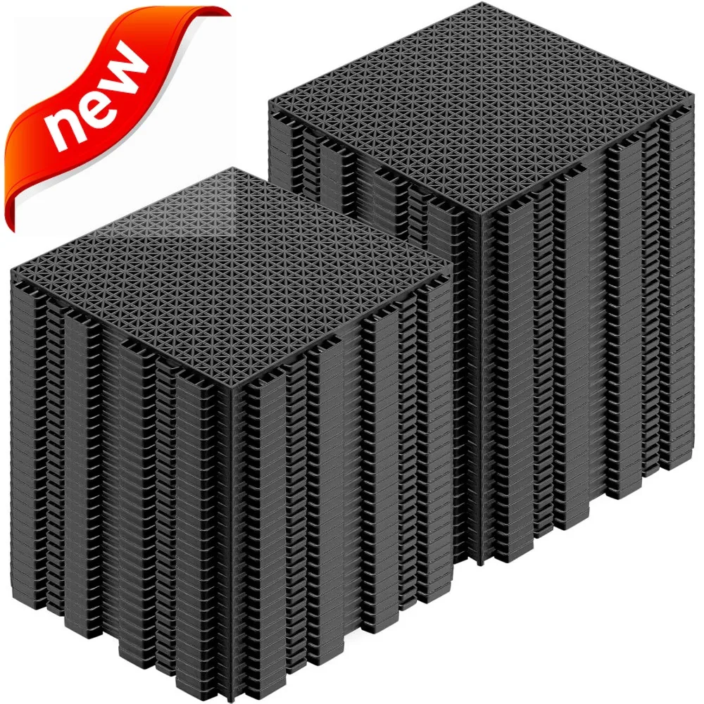 100-Piece Rubber Interlocking Floor Tiles with Drainage, 10x10 Inches, Non-Slip Deck Mat, Modular Cushioned Flooring
100-Piece Rubber Interlocking Floor Tiles with Drainage, 10x10 Inches, Non-Slip Deck Mat, Modular Cushioned Flooring