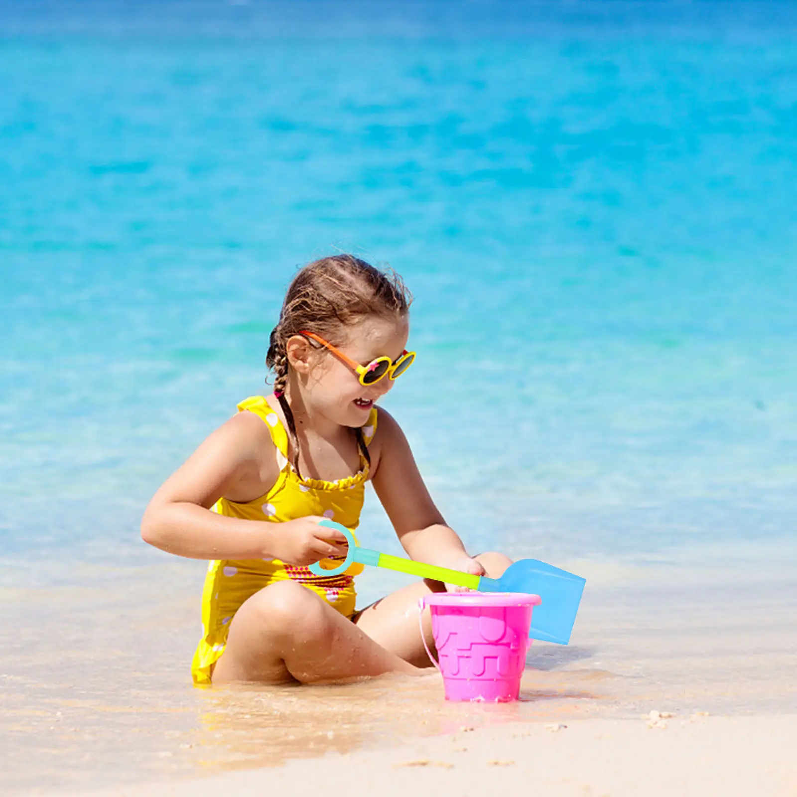 4Pcs Sand Playthings Set Eco Friendly Lightweight Sand Shovels for Children Beach Park Backyard School Party Favors
4Pcs Sand Playthings Set Eco Friendly Lightweight Sand Shovels for Children Beach Park Backyard School Party Favors