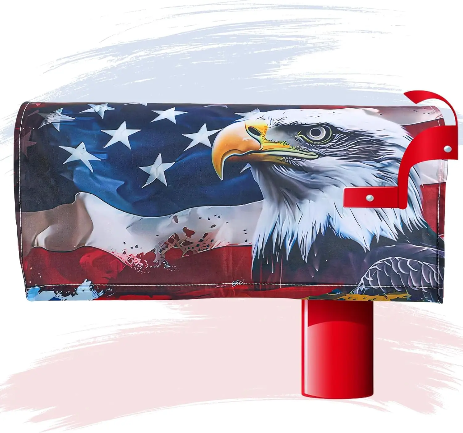 18x21in Patriotic Magnetic Mailbox Cover - American Flag & Eagle Design for Independence Day, Memorial Day, Veterans Day Decor
18x21in Patriotic Magnetic Mailbox Cover - American Flag & Eagle Design for Independence Day, Memorial Day, Veterans Day Decor