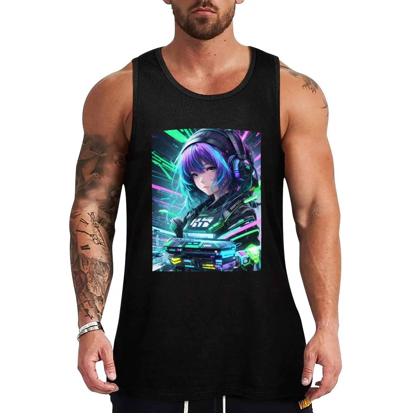 Hacker Girl - Cyberpunk Hacking World Tank Top male top Sports shirt man Gym wear 
Hacker Girl - Cyberpunk Hacking World Tank Top male top Sports shirt man Gym wear