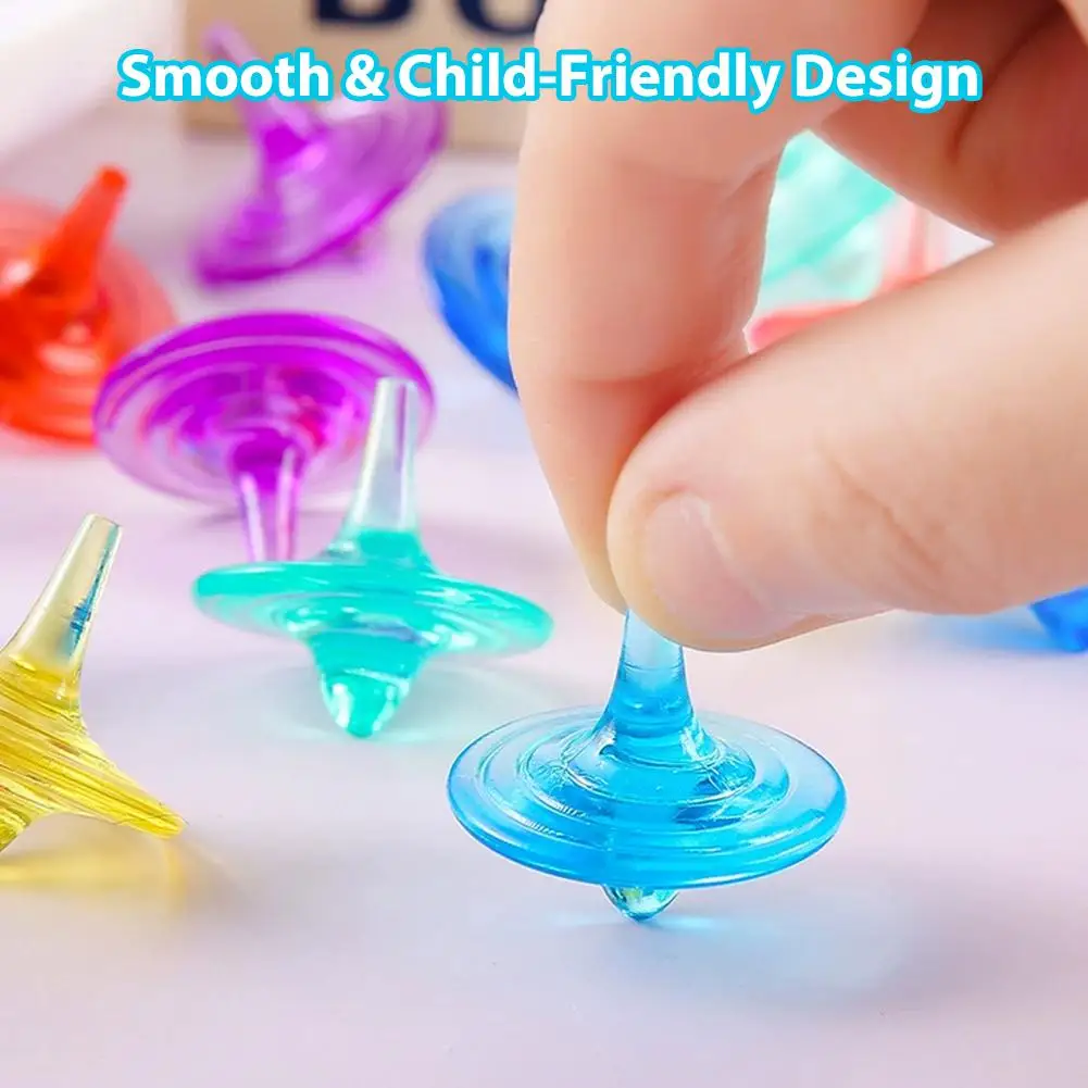 1/4/6Pcs Mini Colorful Acrylic Gyro Interactive Handmade Rotating Gyroscope Educational Montessori Spinning Top Kindergarten
1/4/6Pcs Mini Colorful Acrylic Gyro Interactive Handmade Rotating Gyroscope Educational Montessori Spinning Top Kindergarten