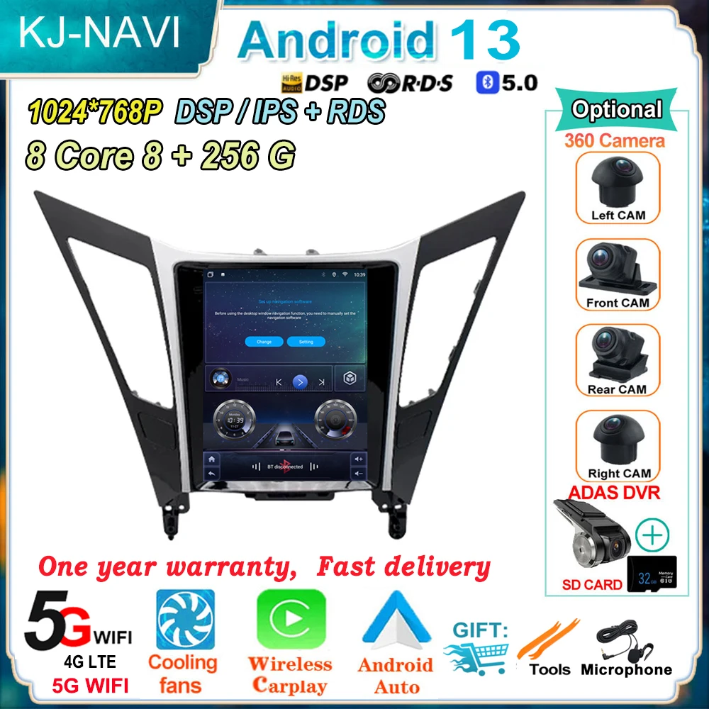 9.7" for Hyundai Sonata 2009 - 2018 IPS DSP Android13 Car Radio Car Multimedia Player Head Unit Carplay Stereo 5.0 Bluetooth
9.7" for Hyundai Sonata 2009 - 2018 IPS DSP Android13 Car Radio Car Multimedia Player Head Unit Carplay Stereo 5.0 Bluetooth
