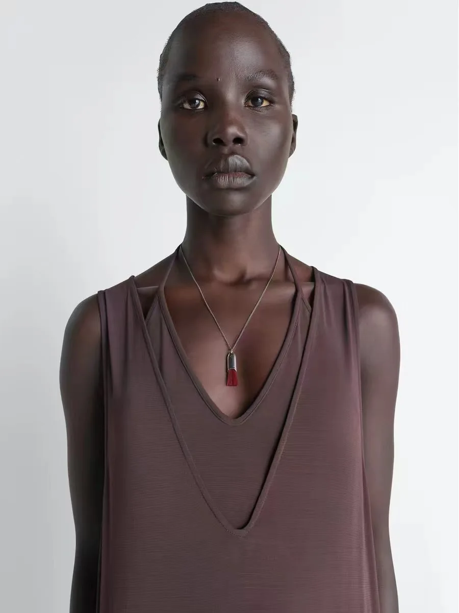 High quality new 2026 trend hot selling brand brush necklace tassel INS niche design high-end feel anniversary gift light luxury
High quality new 2026 trend hot selling brand brush necklace tassel INS niche design high-end feel anniversary gift light luxury