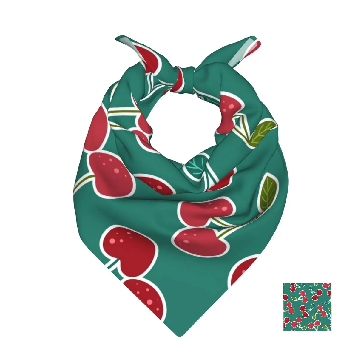 Cherries Square Scarf Soft Breathable Daily Kerchief
Cherries Square Scarf Soft Breathable Daily Kerchief