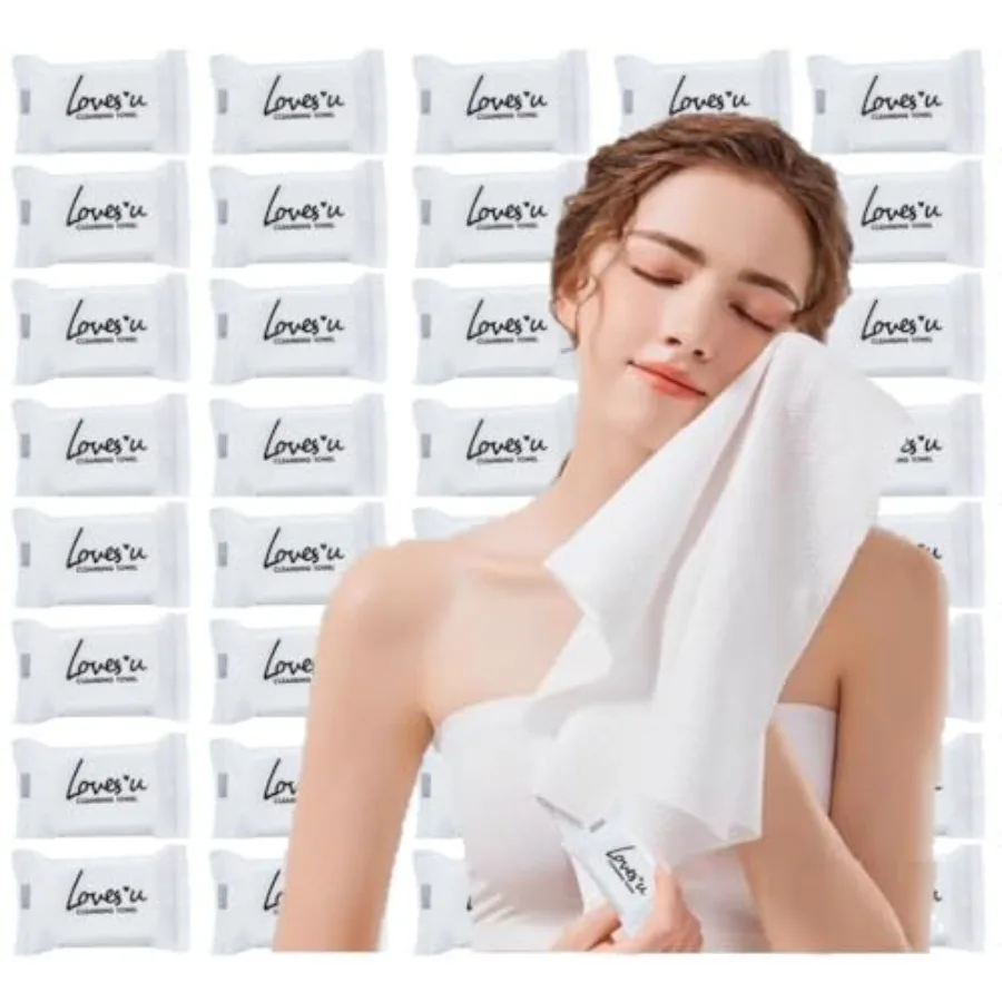 Premium Disposable Washcloths for travel, 40pcs Portable Disposable Pure Cotton Compressed Towels for Face Hand Washing, Thick
Premium Disposable Washcloths for travel, 40pcs Portable Disposable Pure Cotton Compressed Towels for Face Hand Washing, Thick