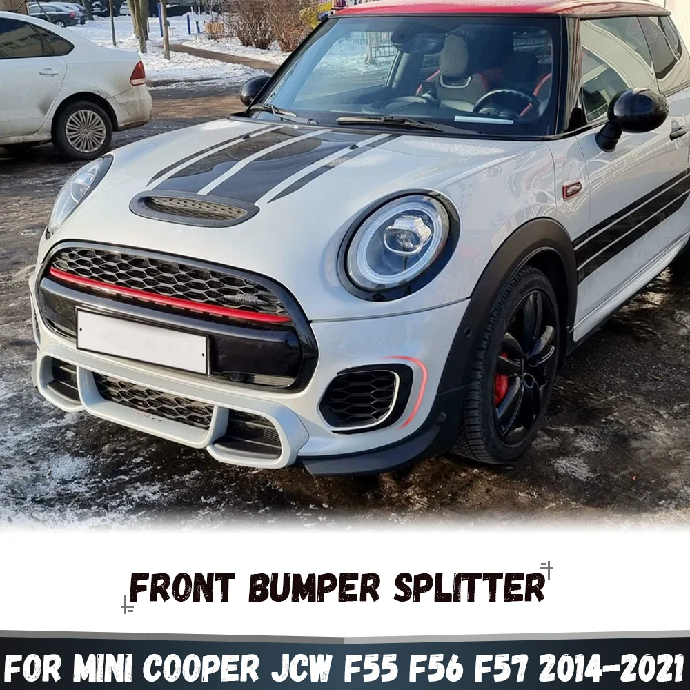 For Mini Cooper JCW F55 F56 F57 2014-2021 Car Front Bumper Lip Splitter Spoiler Canard Decorate Cover Trim
For Mini Cooper JCW F55 F56 F57 2014-2021 Car Front Bumper Lip Splitter Spoiler Canard Decorate Cover Trim