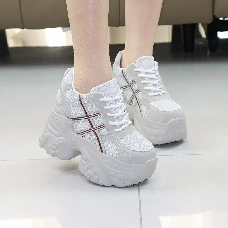 12cm Sporty Dad Shoes for Women High Heel Thick Bottom Casual Shoes Fashionable Trendy Style Autumn Winter New Arrival Two Layer
12cm Sporty Dad Shoes for Women High Heel Thick Bottom Casual Shoes Fashionable Trendy Style Autumn Winter New Arrival Two Layer