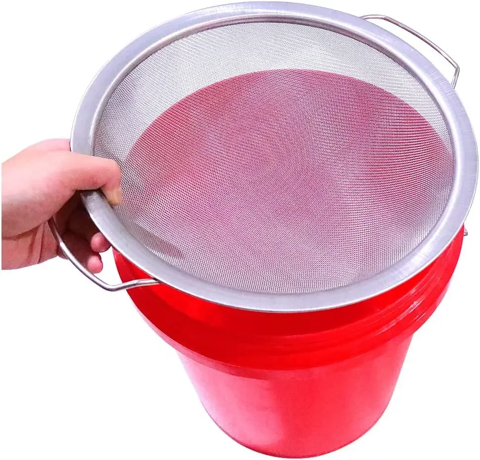 60 Mesh Stainless Steel Paint Filter for 5 Gallon Bucket, Fine Mesh Strainer for Paint, Honey, Resins
60 Mesh Stainless Steel Paint Filter for 5 Gallon Bucket, Fine Mesh Strainer for Paint, Honey, Resins
