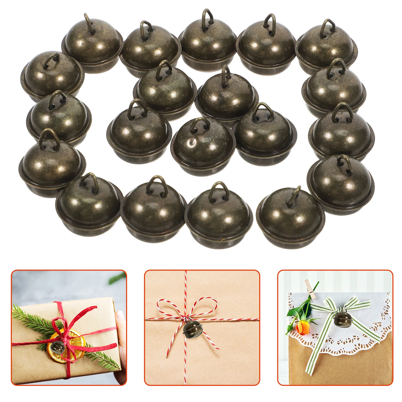 20pcs Vintage Handmade Bells Rustic Metal Jingle Bell Decor For Christmas Garland Wreath Craft Pet Collar Charm Mini
20pcs Vintage Handmade Bells Rustic Metal Jingle Bell Decor For Christmas Garland Wreath Craft Pet Collar Charm Mini