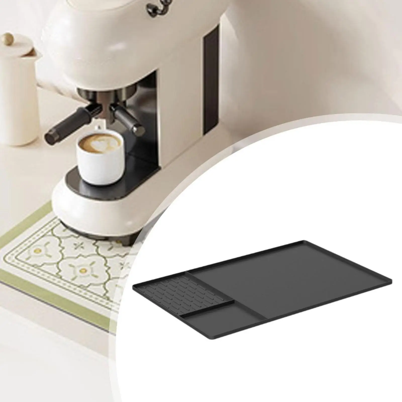 Silicone Coffee Mat for Countertop,Fits under Coffee Maker Quick Drying Coffee Machine Mat Coffee Bar Accessories for Kitchen
Silicone Coffee Mat for Countertop,Fits under Coffee Maker Quick Drying Coffee Machine Mat Coffee Bar Accessories for Kitchen