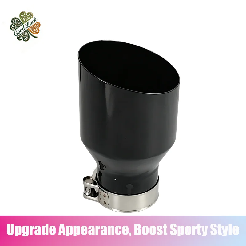 1PC Black Matte Stainless Steel Single Layer Car Exhaust Pipe No Logo Universal Auto Part for Rear End
1PC Black Matte Stainless Steel Single Layer Car Exhaust Pipe No Logo Universal Auto Part for Rear End