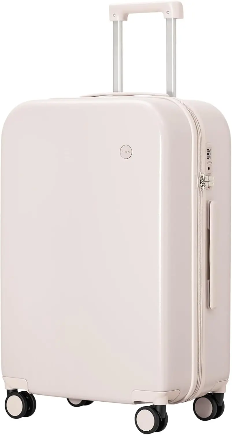 Легкий чемодан-спиннер с твердой поверхностью и замком TSA, 24-дюймовый зарегистрированный чемодан белого цвета (светло-розовый) — прочный материал ПК
Легкий чемодан-спиннер с твердой поверхностью и замком TSA, 24-дюймовый зарегистрированный чемодан белого цвета (светло-розовый) — прочный материал ПК
