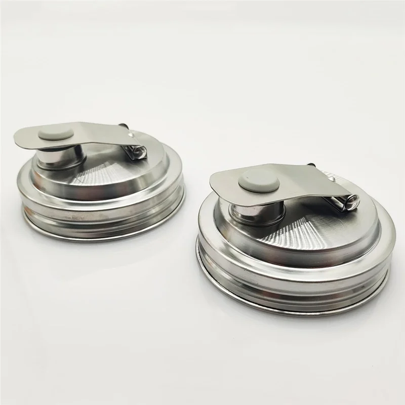 ABLL-Stainless Steel Wide Mouth Mason Jar Flip Prouting Spout Lids With Handle, For Home Brewing Fermenting Drinks Airtight
ABLL-Stainless Steel Wide Mouth Mason Jar Flip Prouting Spout Lids With Handle, For Home Brewing Fermenting Drinks Airtight