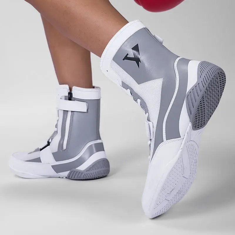 Professional Wrestling Sneakers for Men Anti-Slippery Men Boxing Sport Shoes Zipper Men Fighting Shoe High Top Gym Training Shoe
Professional Wrestling Sneakers for Men Anti-Slippery Men Boxing Sport Shoes Zipper Men Fighting Shoe High Top Gym Training Shoe
