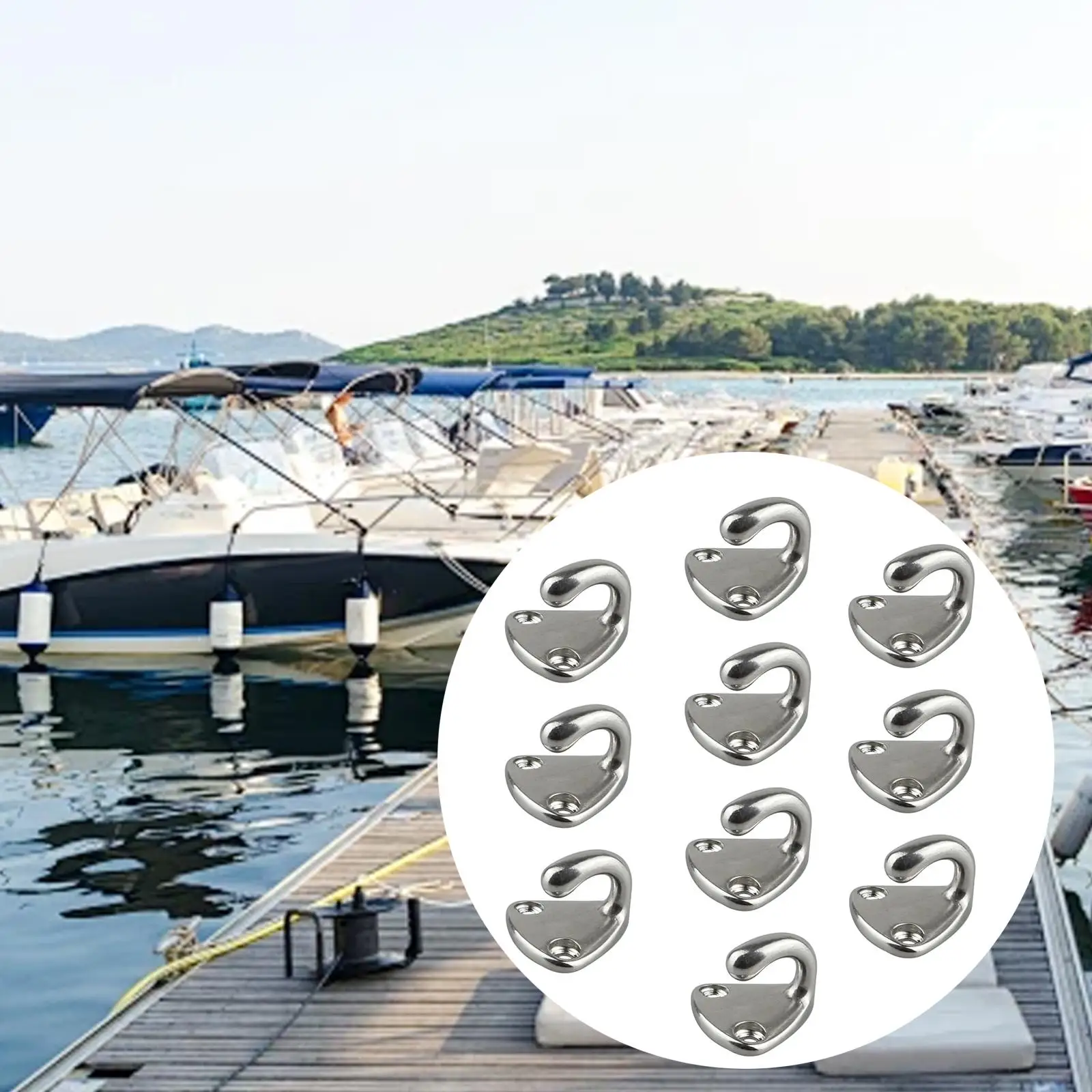 10x Marine Fender Hooks Parts Boat Fender Hanger for Seagoing Vessel Trailer
10x Marine Fender Hooks Parts Boat Fender Hanger for Seagoing Vessel Trailer