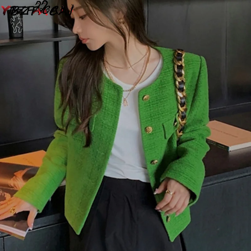 Women Winter Coat French Luxury Tweed Jacket Green Tweed Coat White Single Breasted Cropped Top Elegant O Neck Blue Tweed Jacket
Women Winter Coat French Luxury Tweed Jacket Green Tweed Coat White Single Breasted Cropped Top Elegant O Neck Blue Tweed Jacket