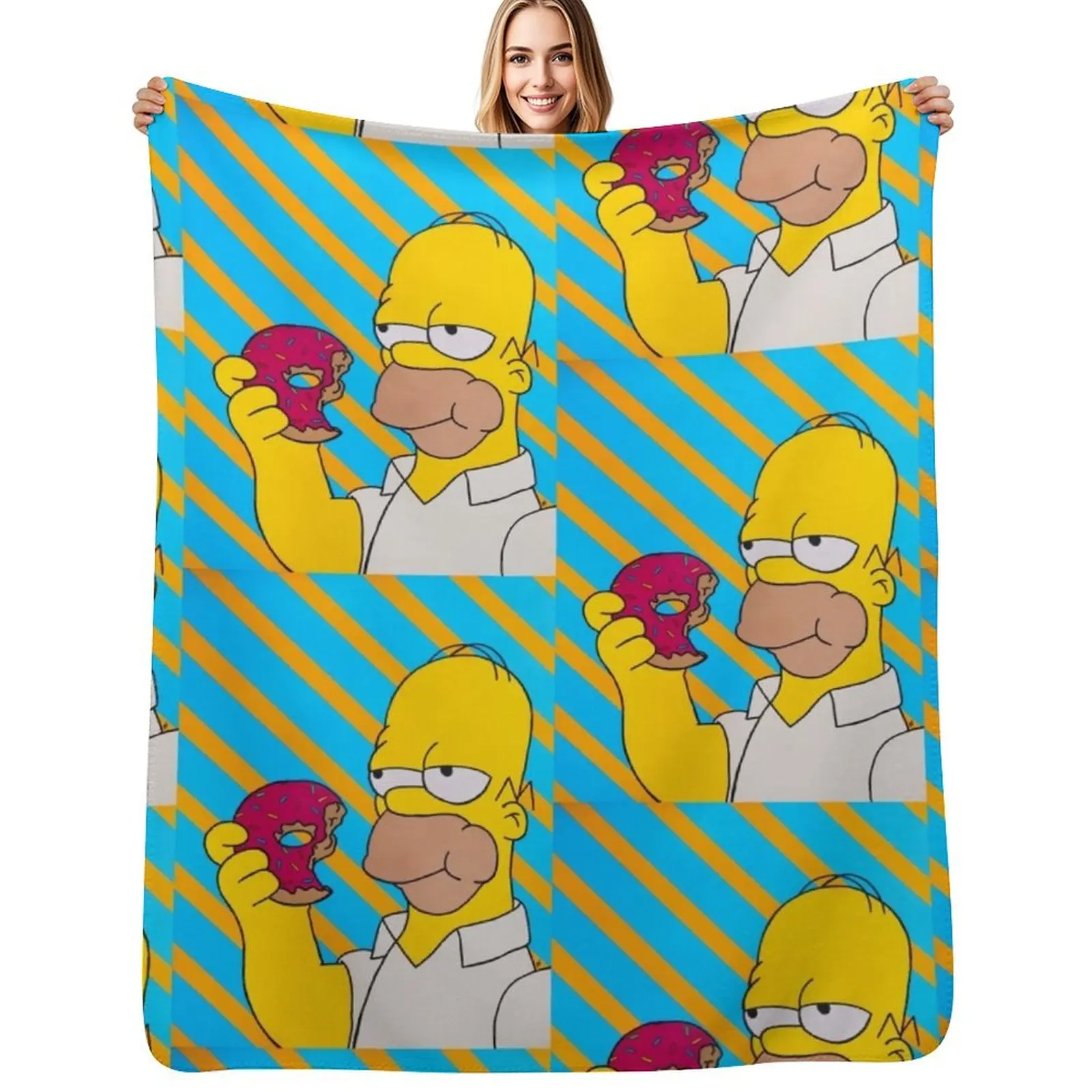 Donut Homer Throw Blanket Soft Home Decor Blanket for Couch Bedroom
Donut Homer Throw Blanket Soft Home Decor Blanket for Couch Bedroom