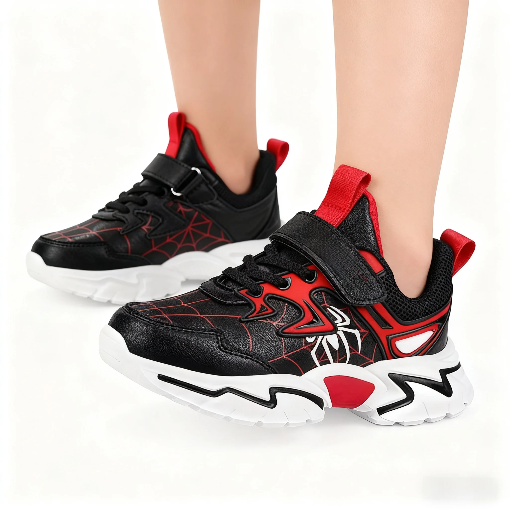 Детская обувь Marvel, модные кроссовки Aoger Spiderman для мальчиков, повседневная обувь с героями мультфильмов для девочек, дышащая детская спортивная обувь, размер 28-38
Детская обувь Marvel, модные кроссовки Aoger Spiderman для мальчиков, повседневная обувь с героями мультфильмов для девочек, дышащая детская спортивная обувь, размер 28-38