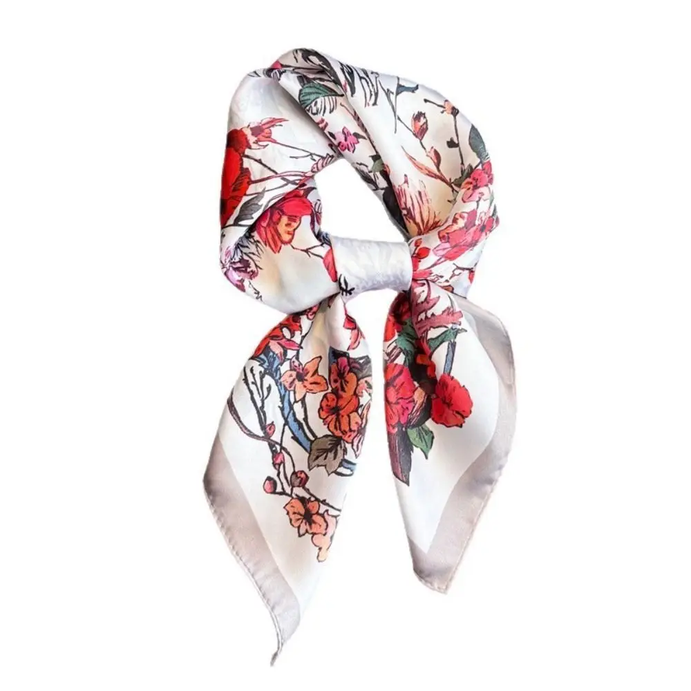 Silk Material Silk Square Scarf Square Shape Floral Print Hijab Scarf Soft Texture 100% Natural Silk Foulard Bandana
Silk Material Silk Square Scarf Square Shape Floral Print Hijab Scarf Soft Texture 100% Natural Silk Foulard Bandana