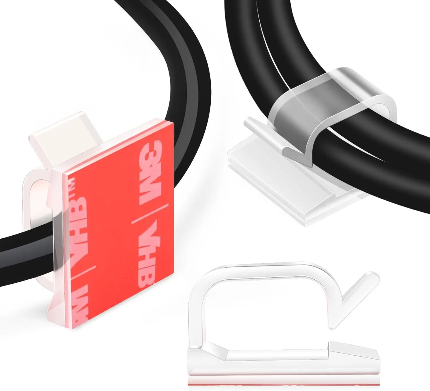 60 Pcs 5/8" Adhesive Cable Clips Clear Wire Organizer for Indoor Outdoor Lights
60 Pcs 5/8" Adhesive Cable Clips Clear Wire Organizer for Indoor Outdoor Lights