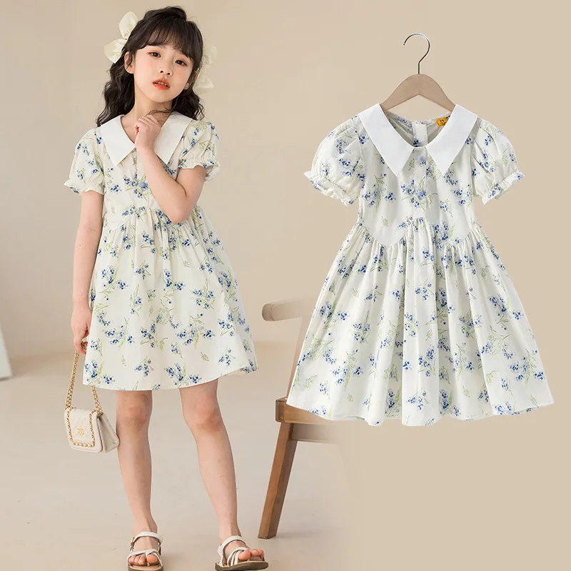 Girls' Summer Dress2025New Summer Fresh Cotton Print Skirt for Big Kids Wholesale
Girls' Summer Dress2025New Summer Fresh Cotton Print Skirt for Big Kids Wholesale