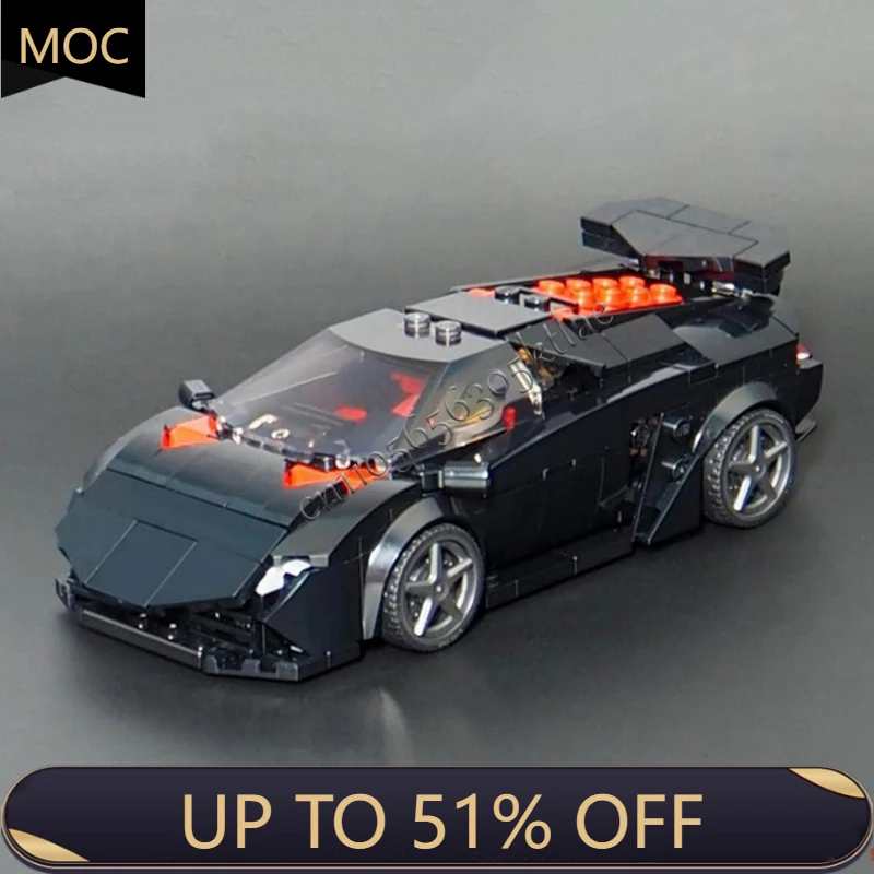 388 деталей, технология MOC, изысканная черная модель суперкара, строительные блоки, скоростной автомобиль, кирпичи, игрушки для детей, популярные рождественские подарки
388 деталей, технология MOC, изысканная черная модель суперкара, строительные блоки, скоростной автомобиль, кирпичи, игрушки для детей, популярные рождественские подарки