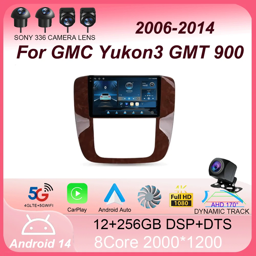 Android14 для GMC Yukon3 GMT 900 2006-2014 Chevrolet Tahoe3 GMT900 2006-2014, автомобильный радиоприемник, навигация, мультимедийный видеоплеер, стерео
Android14 для GMC Yukon3 GMT 900 2006-2014 Chevrolet Tahoe3 GMT900 2006-2014, автомобильный радиоприемник, навигация, мультимедийный видеоплеер, стерео