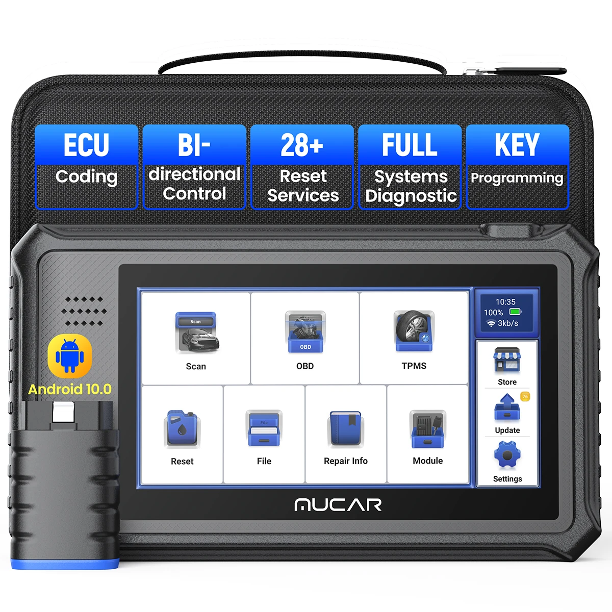 Global Version MUCAR VO6 OBD2 Scanner CANFD All Systems Diagnostic 28 Reset Sevice Auto VIN Scan 32GB Lifetime Free Update
Global Version MUCAR VO6 OBD2 Scanner CANFD All Systems Diagnostic 28 Reset Sevice Auto VIN Scan 32GB Lifetime Free Update