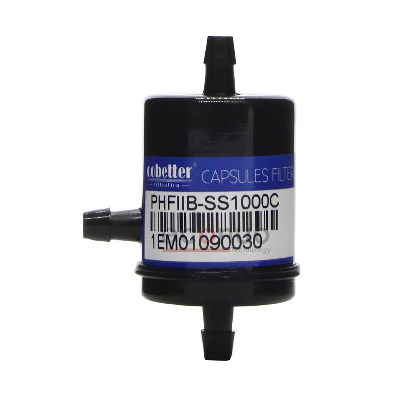 Cobetter PHFII-SS1000C UV Ink Filter Capsule 10u Black White 2-Way 3-Way Compatible Multiple Printer Models for Inkjet Printer
Cobetter PHFII-SS1000C UV Ink Filter Capsule 10u Black White 2-Way 3-Way Compatible Multiple Printer Models for Inkjet Printer