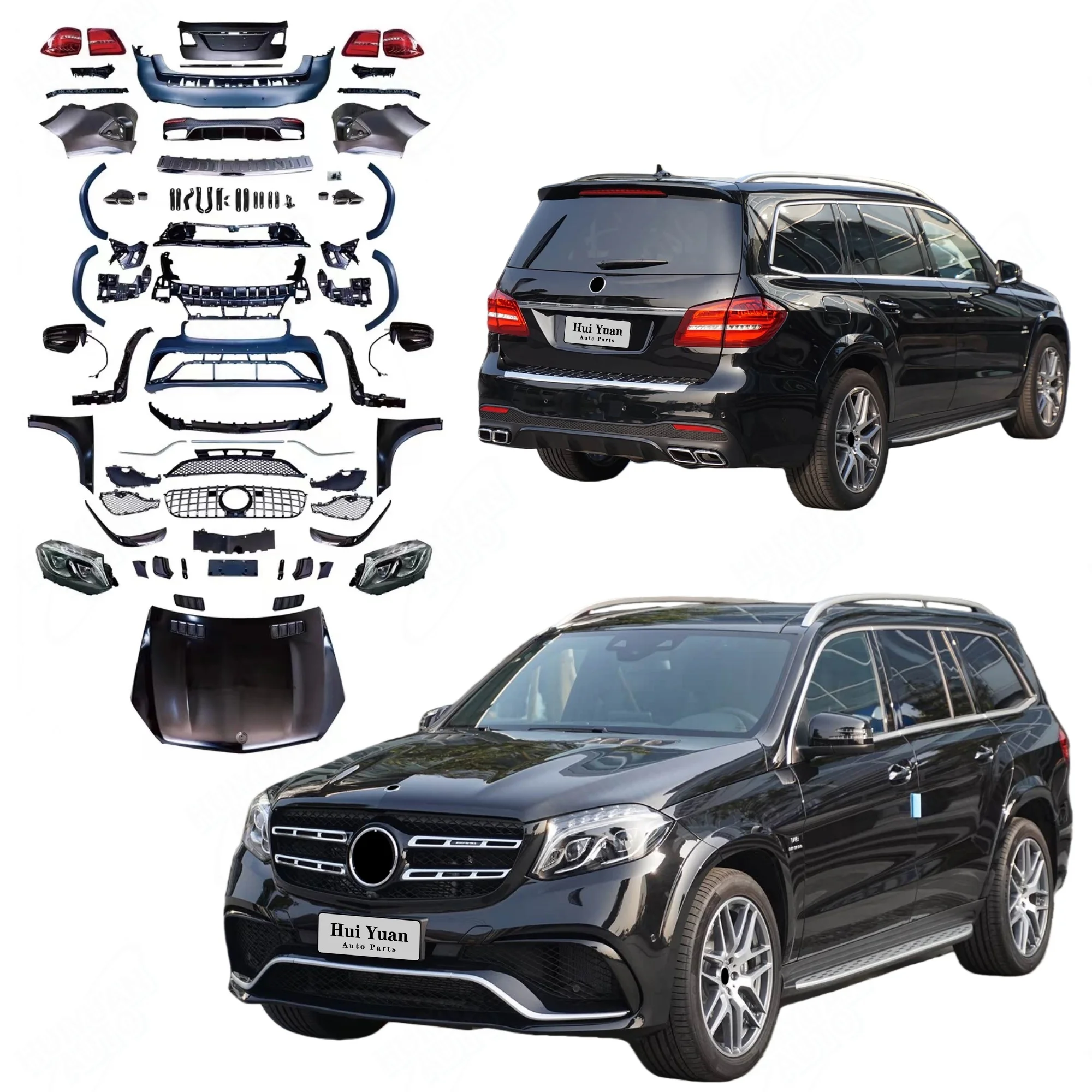 Original Quality Car Bumper Grill Fender Flare Bodykit for GL X164 2006-2012 Upgrade GLS63 X166 Body Kit
Original Quality Car Bumper Grill Fender Flare Bodykit for GL X164 2006-2012 Upgrade GLS63 X166 Body Kit