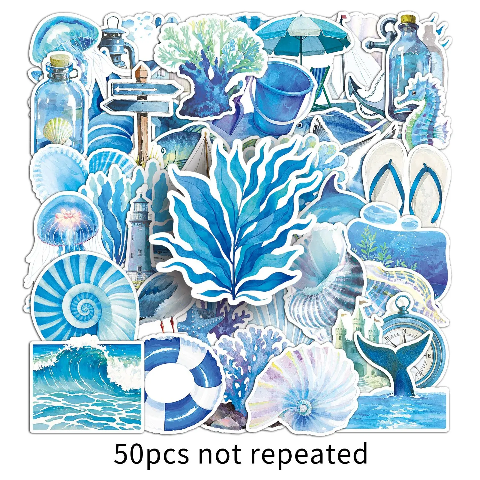 10/50PCS Cartoon Blue Sea Graffiti Sticker INS Style Decal Creative Decoration Bicycle Guitar Stationery Box Waterproof Sticker
10/50PCS Cartoon Blue Sea Graffiti Sticker INS Style Decal Creative Decoration Bicycle Guitar Stationery Box Waterproof Sticker