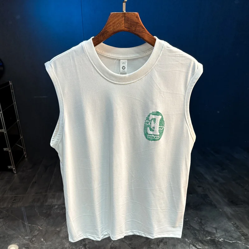 2025 Summer New Sports Fitness Sleeveless Tank Top Men's Casual Basketball Trendy Printed Versatile T-shirt
2025 Summer New Sports Fitness Sleeveless Tank Top Men's Casual Basketball Trendy Printed Versatile T-shirt