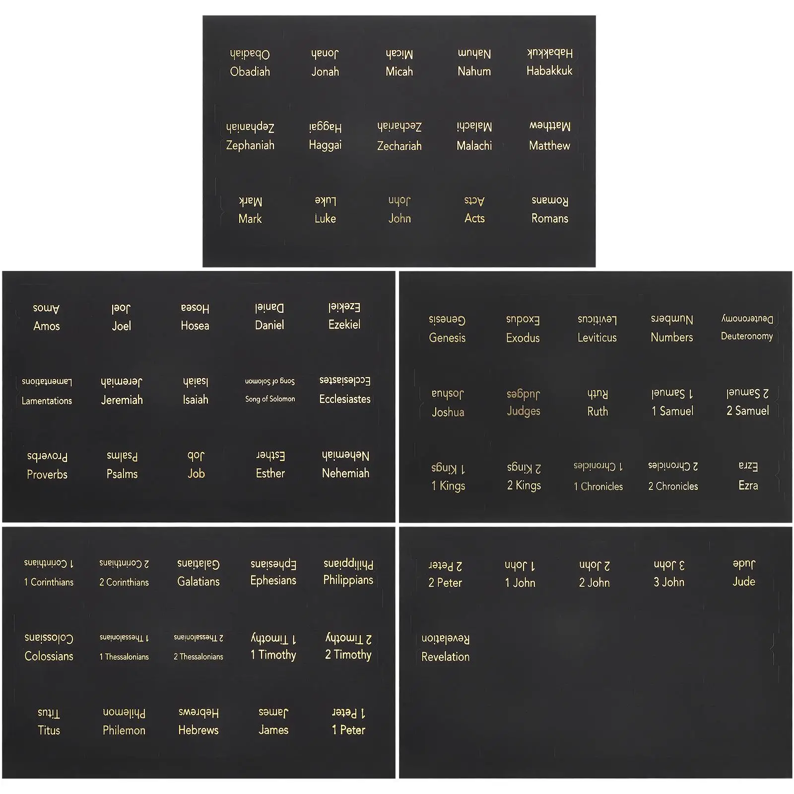 5 Sheets Bible Index Tags Mini Tabs Removable Pvc Self-adhesive Accessories Women
5 Sheets Bible Index Tags Mini Tabs Removable Pvc Self-adhesive Accessories Women