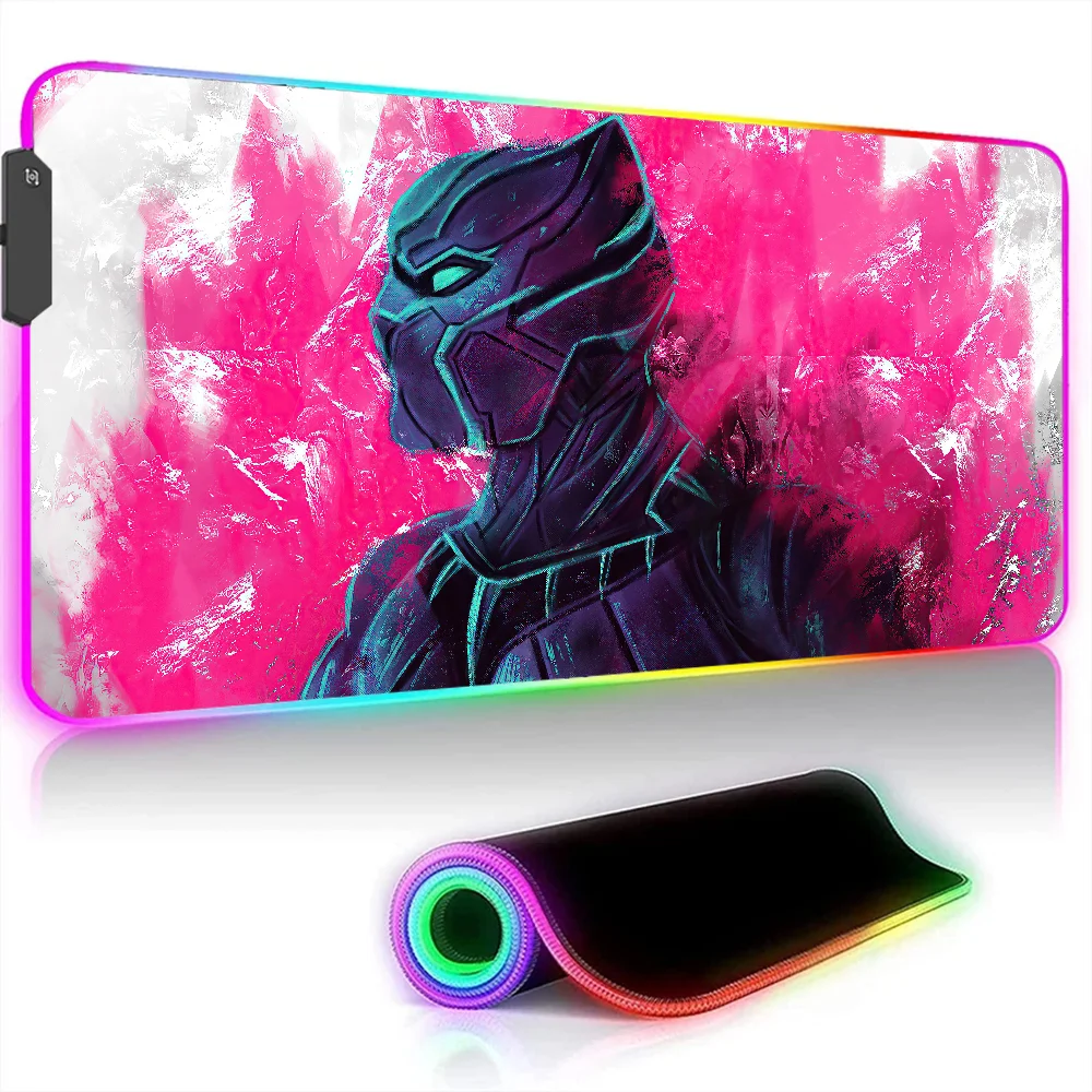 Marvel Xxl Rgb Mouse Pad Gamer Non-slip Back Light Over Edge Rubber Panther Backlight Desk Mat Gaming Room Decoration Mousepad
Marvel Xxl Rgb Mouse Pad Gamer Non-slip Back Light Over Edge Rubber Panther Backlight Desk Mat Gaming Room Decoration Mousepad