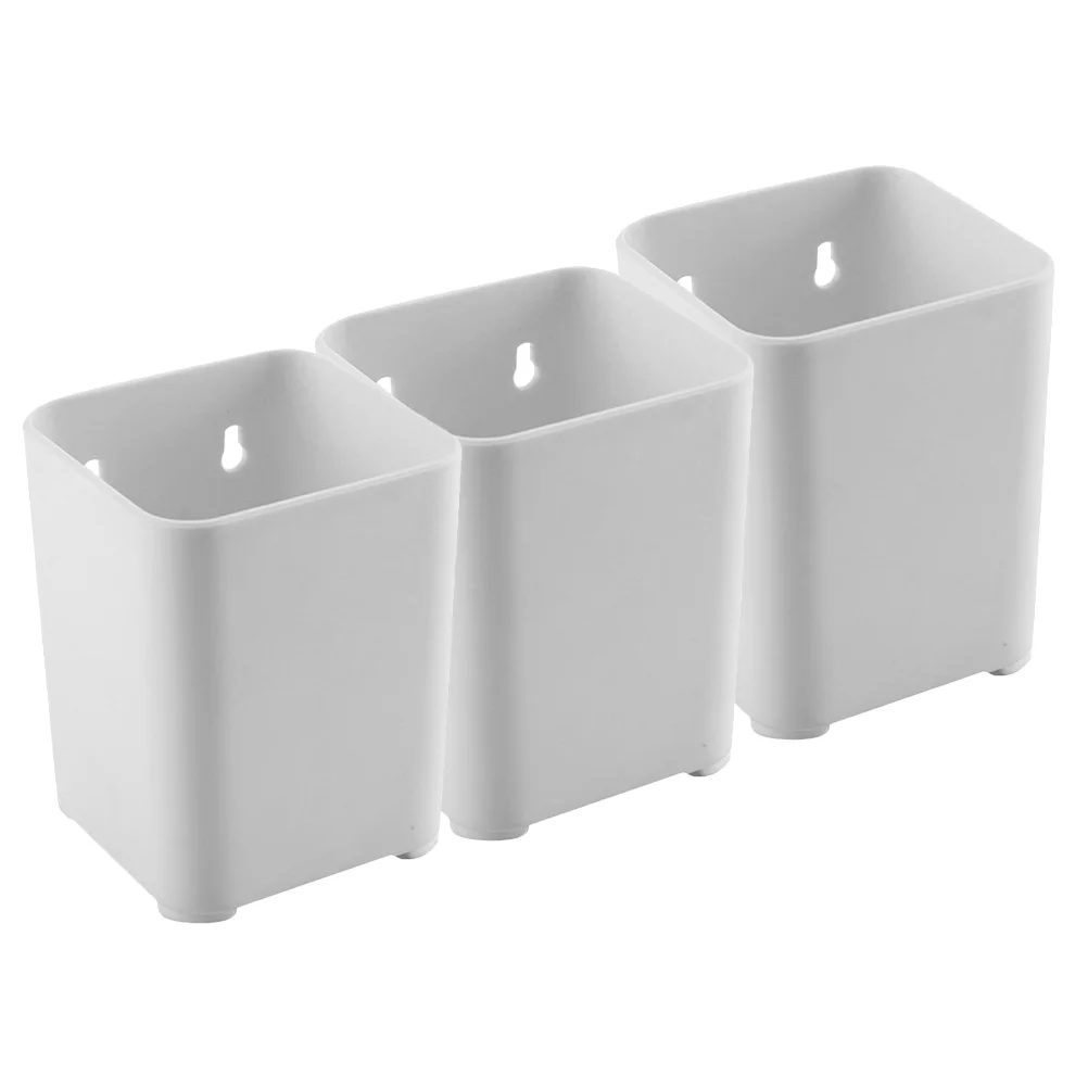 3 Pcs Organizer Electric Toothbrush Pot Pen Wall-mounted Stationery and Pencil Holder Office
3 Pcs Organizer Electric Toothbrush Pot Pen Wall-mounted Stationery and Pencil Holder Office