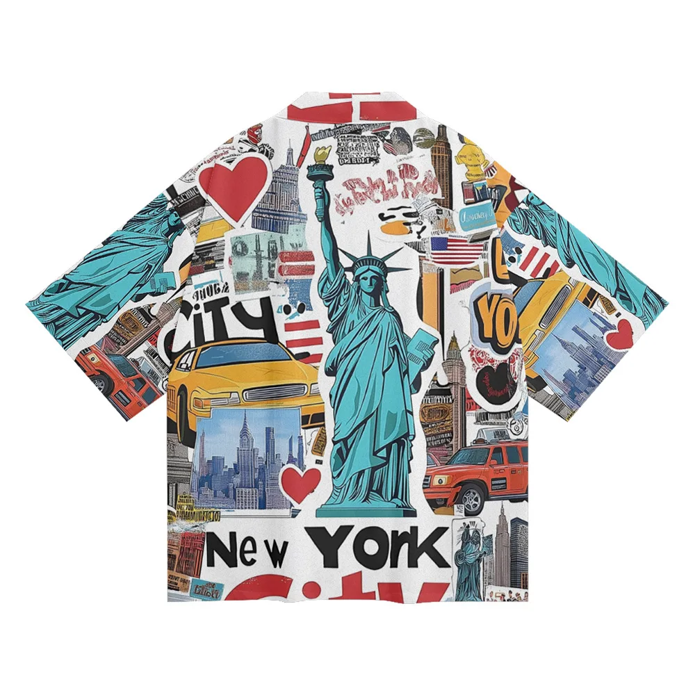 Streetwear Statue of liberty Print Cardigan Haori Fashion Casual Women Beach Kimono Streetwear Men Tops Plus Size 6XL 5XL
Streetwear Statue of liberty Print Cardigan Haori Fashion Casual Women Beach Kimono Streetwear Men Tops Plus Size 6XL 5XL