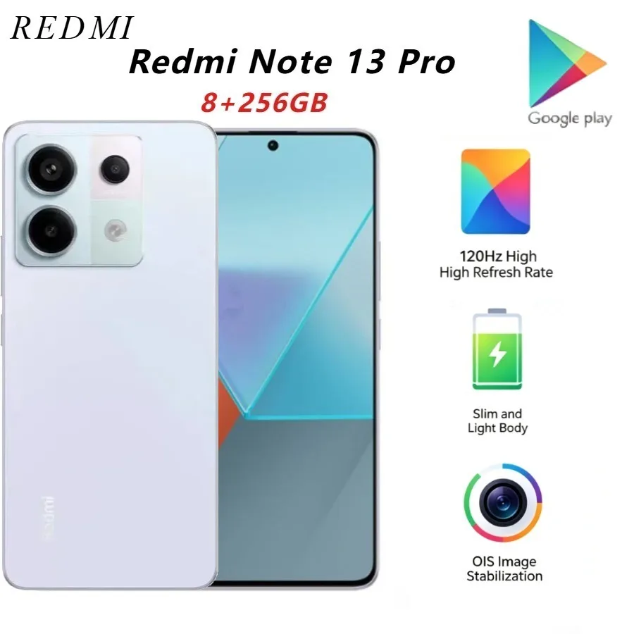 2026 new Redmi Note 13 pro 6.67-inch AMOLED Display 120Hz Refresh Rate 5100mAh Battery 8GB RAM 256GB Stora
2026 new Redmi Note 13 pro 6.67-inch AMOLED Display 120Hz Refresh Rate 5100mAh Battery 8GB RAM 256GB Stora