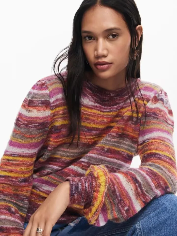 Внешняя торговля Испания оригинальный одноцветный свитер с круглым вырезом женский свитер с леопардовым принтом
Внешняя торговля Испания оригинальный одноцветный свитер с круглым вырезом женский свитер с леопардовым принтом